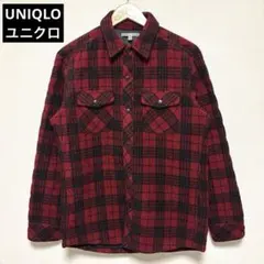 UNIQLO ユニクロ 中綿 マイクロフリース キルティングシャツジャケット M
