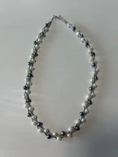 目立った汚れなし！淡水パール　ネックレス　チョーカー