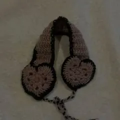 ハートのイヤーマフ　ハンドメイド