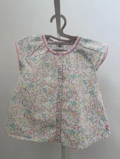 プチバトー　Petit Bateau 花柄半袖シャツ 24m
