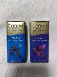 【未開封2個セット】GODIVA　ゴディバ　パール ミルク＆ダーク　チョコレートのサムネイル