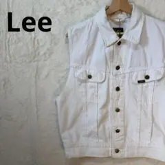 Lee ホワイト デニムベスト ビンテージ