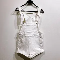 サロペット　ミニ丈