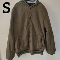 2way❕ブルゾン スタジャン メンズ S 春 秋 冬 黒 カーキのサムネイル