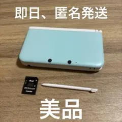 美品　ニンテンドー3DSLL本体 ミント×ホワイト