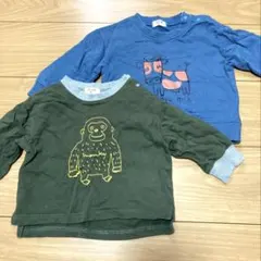 【90サイズ】サルとうし　トレーナー【2点セット】