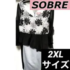 【値下げ】SOBRE ミニドレス 2XLサイズ