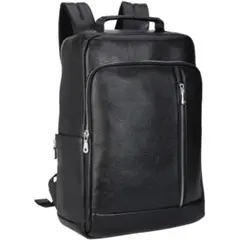 ブラック 雅革 リュック メンズ 本革 ビジネスリュック 大容量 防水 レザー
