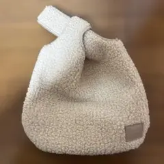 ZARA HOME フェイクムートンボアバック　ベージュ