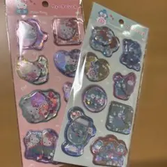 ウォーターシール　サンリオ2枚セット　ハンギョドン　キティ