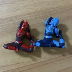 仮面ライダー電王イマジンヨガ モモタロス ウラタロス　フィギュア ガチャ
