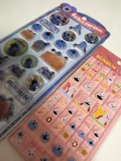 パペットスンスン うるちゅる タイルシール スンスン ノンノン タイルシール