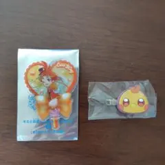 映画キミとアイドルプリキュア 入場特典 うちわ型クリアカード キュアウィング