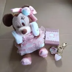 ディズニーストア　ミニー　プラッシュキーチェーン　シークレットキーチェーン