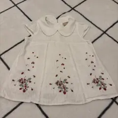 未使用　petit main トップス　100㎝　いちご柄