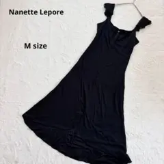 Nanette Lepore キャミワンピース　M ブラック　ドレス　シフォンのサムネイル