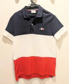 ラコステ ポロシャツ トリコロール