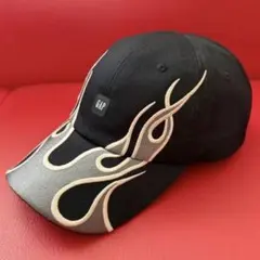 美品】YEEZY GAP BALENCIAGAFLAME CAP ブラック - メルカリ