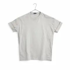 635×9,ベージュTシャツ 半袖 無地 ゆったり Mのサムネイル