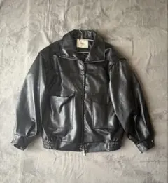 レザージャケット オーバーサイズ