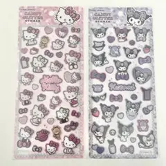 サンリオ ハローキティ クロミ キャンディグリッター ステッカー シール セット