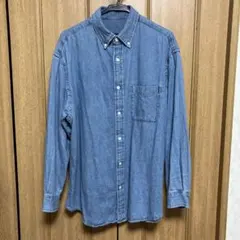 GU デニムオーバーサイズシャツ Mサイズ