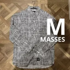 マシス　ロングスリーブ シャツ 総柄 長袖