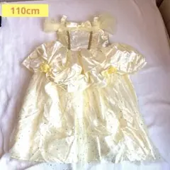 【新品】美女と野獣　ベル　ドレス キッズ コスプレ 子供 ハロウィン仮装 110のサムネイル
