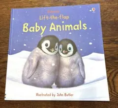 【英語絵本】めくって楽しい！動物の親子 しかけ絵本『Baby Animals』
