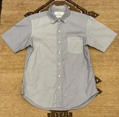 ユナイテッドアローズ 半袖シャツ ボタンダウン マルチカラー