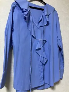 ロペピクニック　長袖フリルブラウス