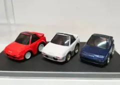チョロQ　ちびっこチョロQ　MR-2 AW11 3台セット　オリジナルケース付