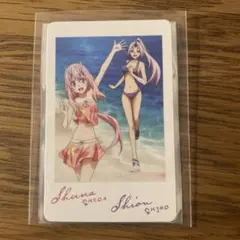 劇場版転スラ 蒼海の涙編映画入場特典 フォト風 カードシュナ＆シオン