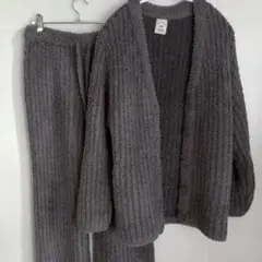 ジェラートピケ　ルームウェアセット　カーディガンロングパンツ　2025 福袋