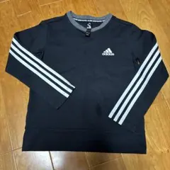 adidas 長袖カットソー 130cm 黒