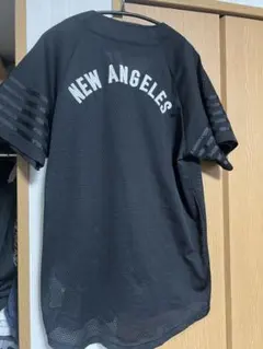 STAMPD NEW ANGELES メッシュベースボールシャツ　ブラックのサムネイル