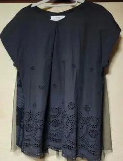 SUPER HAKKA 刺繍 フレンチスリーブブラウスのサムネイル