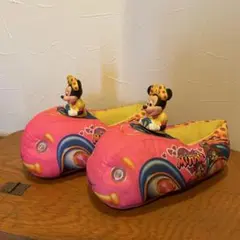 【訳あり】60's ビンテージ ミニーマウス スリッパ 2足組 レトロ