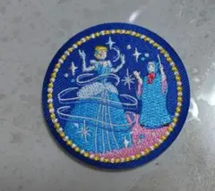ディズニー刺繍缶バッチ2 シンデレラ