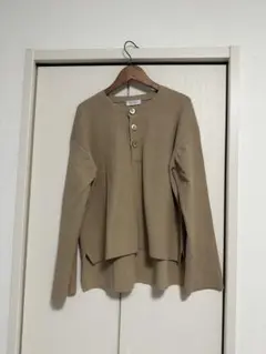 BEAUTY&YOUTH 長袖ニット ベージュ