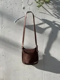 オールドコーチ old coach ショルダーバッグ ブラウン シルバー
