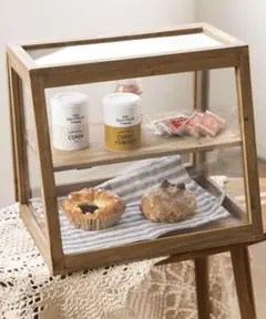 カウンター飾り/収納棚　キッチンキャビネット