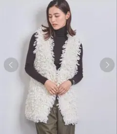 UNITED ARROWS LOOPニットベスト クリーニング済