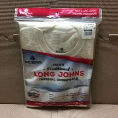新品 INDERA インデラミルズ サーマル長袖 ナチュラル 生成り S
