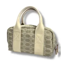 ヴィヴィアンウエストウッド ハンドバッグ ミニバッグ ナイロン レザー カーキ