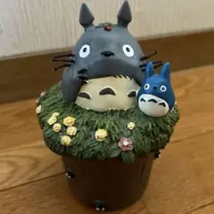 【希少】　トトロ貯金箱　フィギュア　となりのトトロ　青トトロ