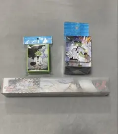 ポケモン　N&レシラム&ゼクロム　デッキシールド　デッキケース　プレイマット