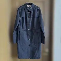 【極美品】バーバリーロンドン　スプリングコート46 濃紺