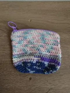 ファスナー付き カラフルポーチ