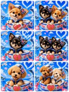 チワワ 犬 苺 生地 パネル生地 - メルカリ